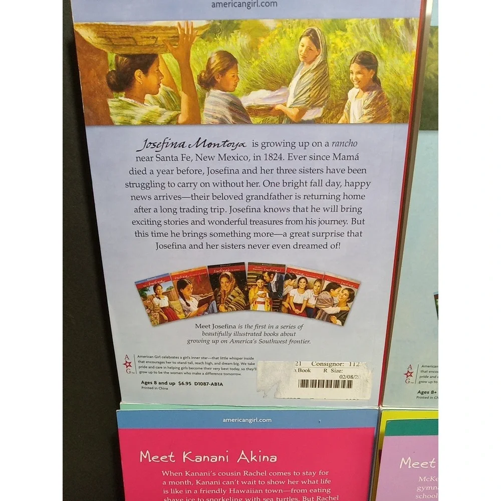 American Girl Paperback Book Lot Of 10 Meet Josephine Kit Felicity Kirsten More